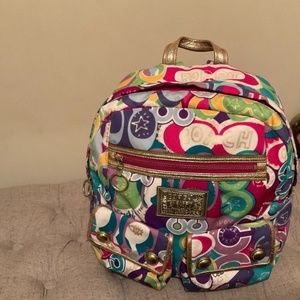 Coach Limited Edition POPPY Graffiti Backpack 15292(SOLD)
